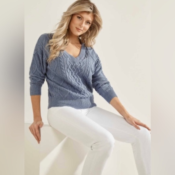 Guess Large Shea Ribbed Mock-Neck Women’s Sweater - Picture 1 of 9